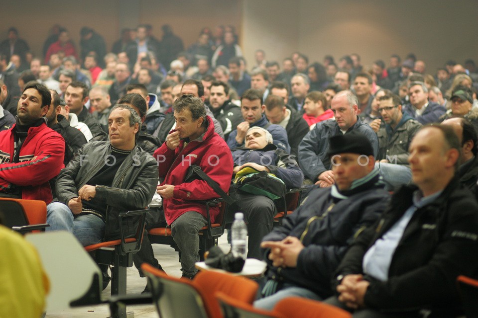 Assembly of bus drivers / Συνέλευση οδηγών λεωφορείων