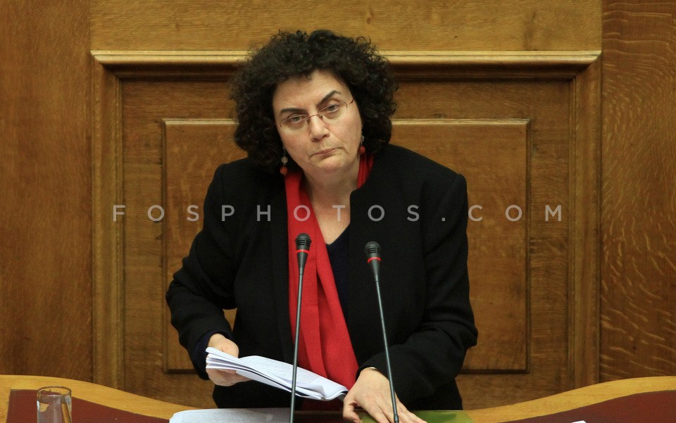 Plenary session at Parliament  /  Συζήτηση στην ολομέλεια της Βουλής