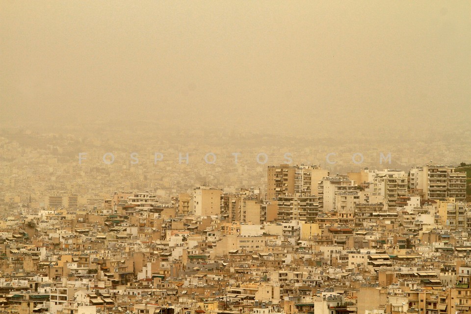 Dust over Athens /  Σκόνη πάνω απο την Αθήνα
