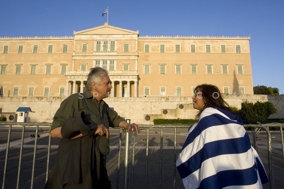 Protest outside the Parliament / Διαμαρτυρία Έξω από το Κοινοβούλιο