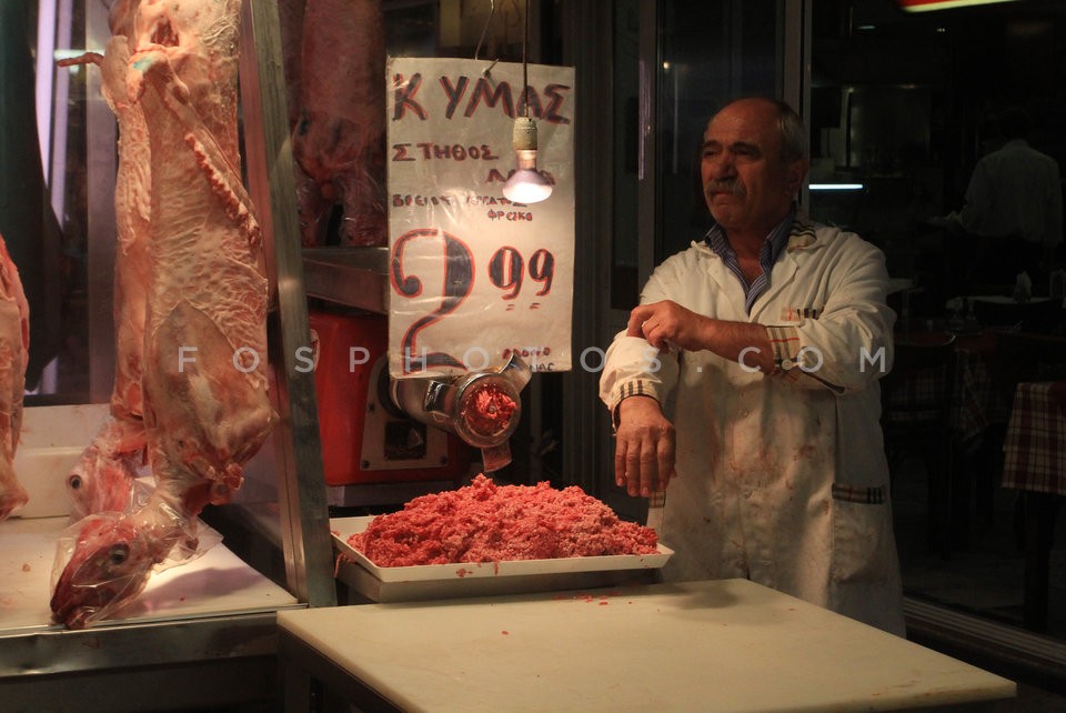 Central meat market  /   Βαρβάκειος αγορά