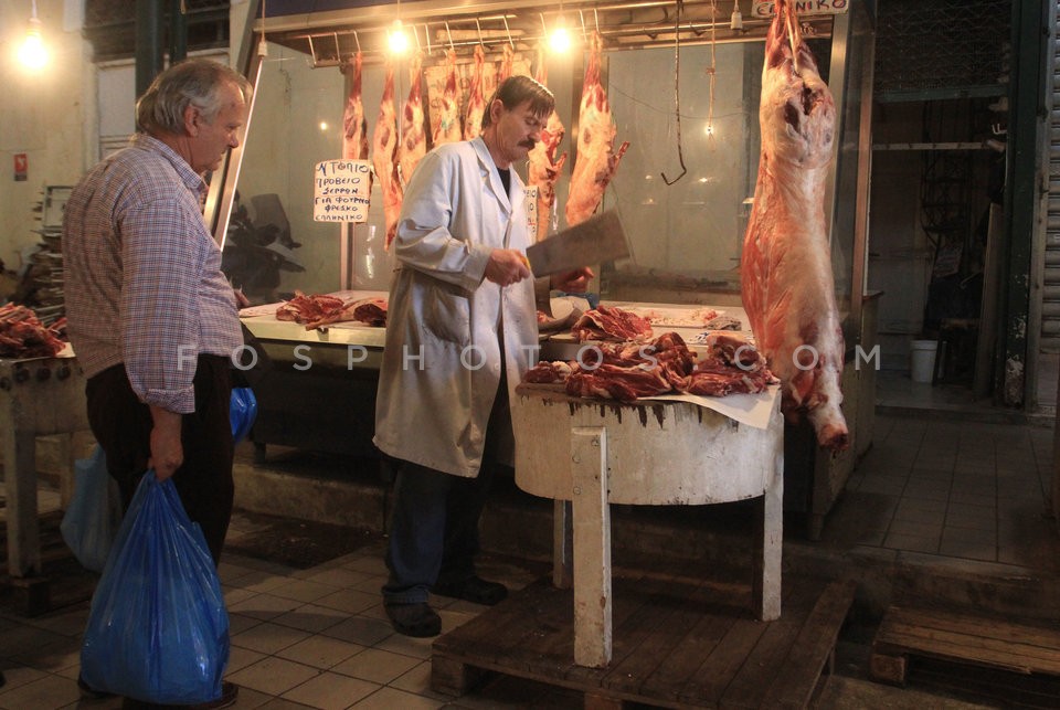 Central meat market  /   Βαρβάκειος αγορά