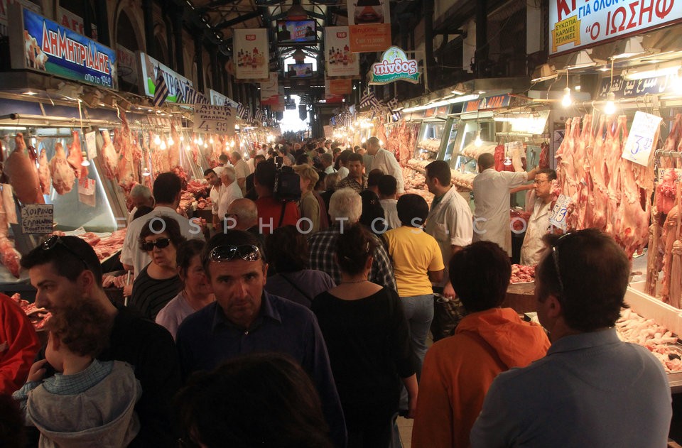 Central meat market  /   Βαρβάκειος αγορά