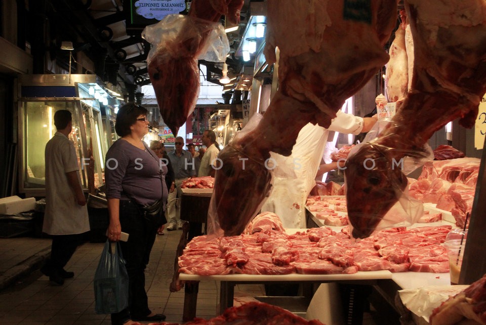 Central meat market  /   Βαρβάκειος αγορά