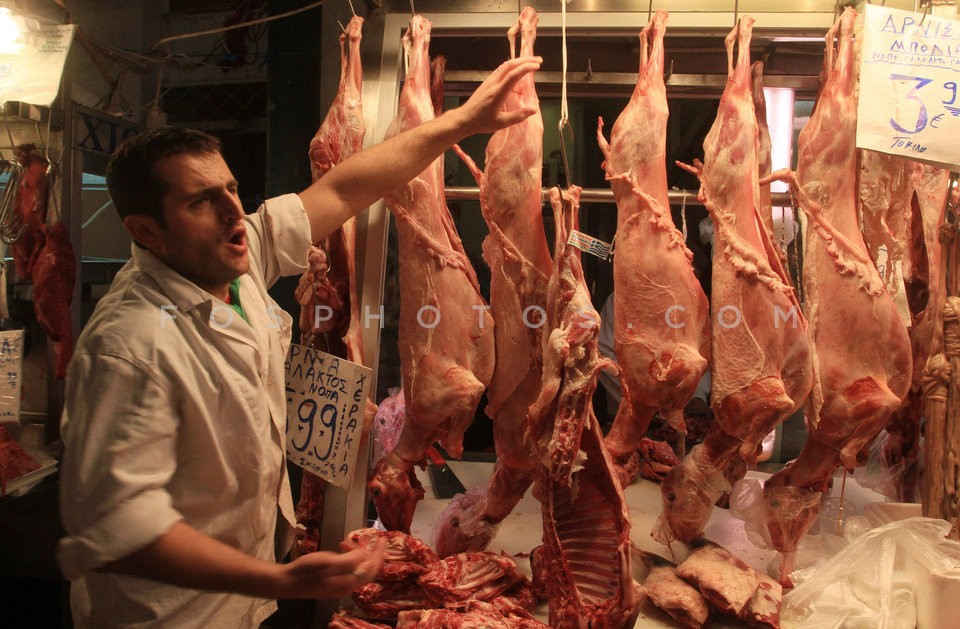 Central meat market  /   Βαρβάκειος αγορά