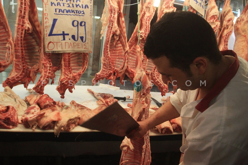 Central meat market  /   Βαρβάκειος αγορά