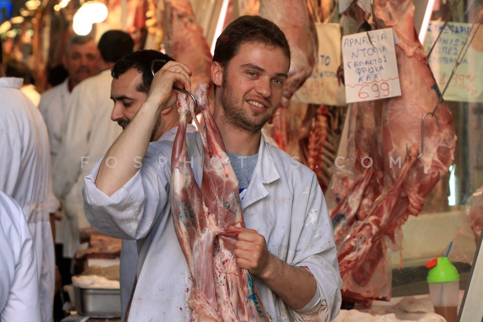 Central meat market  /   Βαρβάκειος αγορά