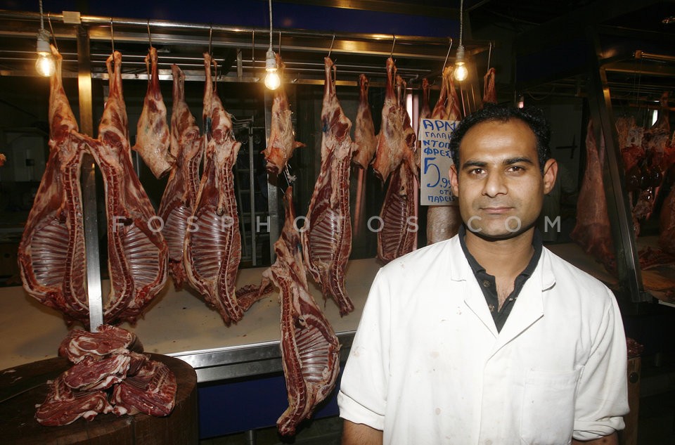 Central meat market  /   Βαρβάκειος αγορά