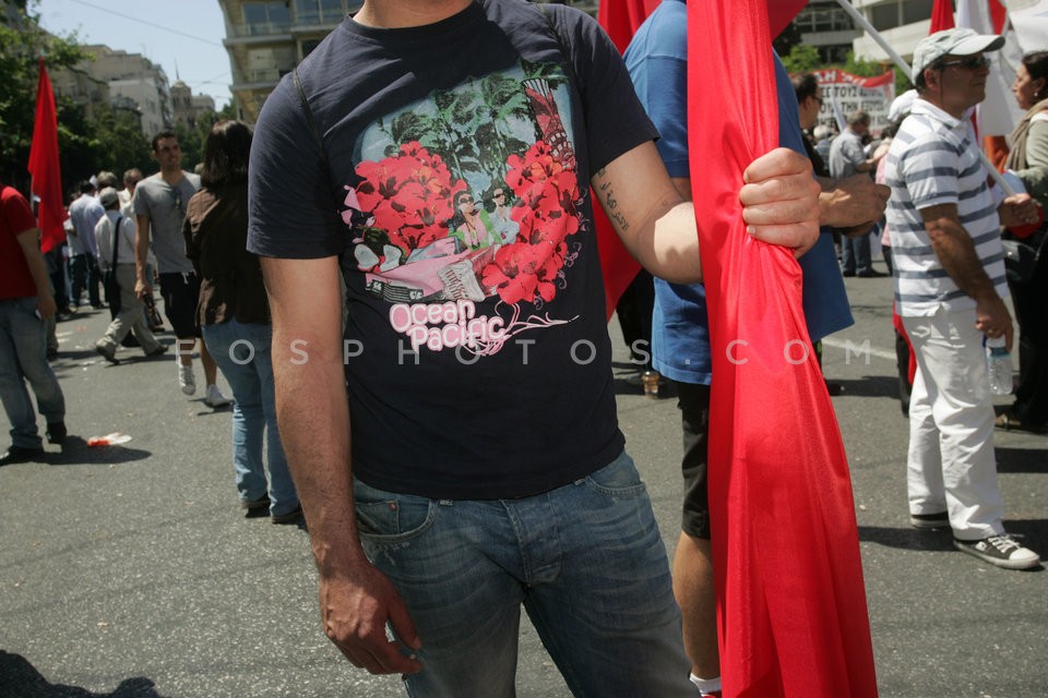 Communist Affiliated in Syntagma for May Day / Συγκέντρωση του ΠΑΜΕ στο Σύνταγμα για την Πρωτομαγιά