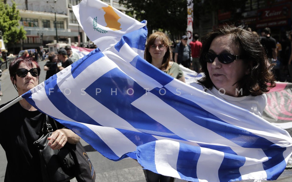 Labour Day Demonstration / Πρωτομαγιάτικη Διαδήλωση