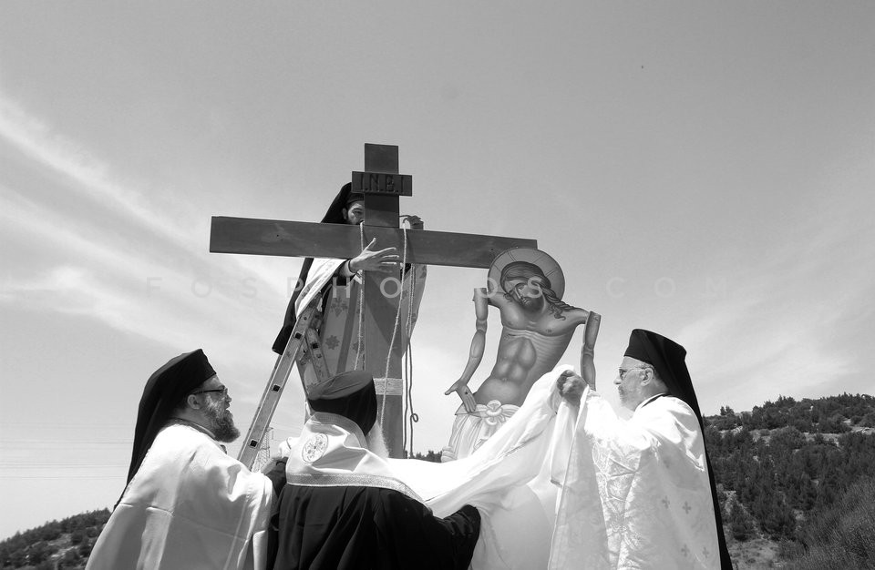 Good Friday at Pendeli  Monastery  /  Μεγάλη Παρασκευή  Ιερά Μονή Πεντέλης