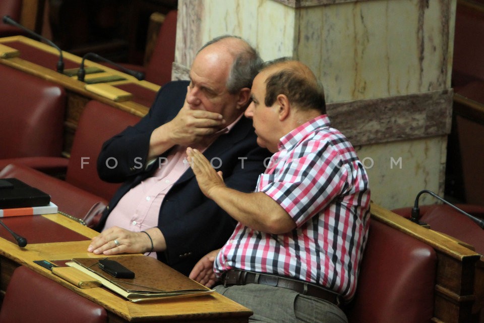 Debate at Parliament on the list Lagarde / Ολομέλεια της Βουλής για λίστα Λαγκάρντ