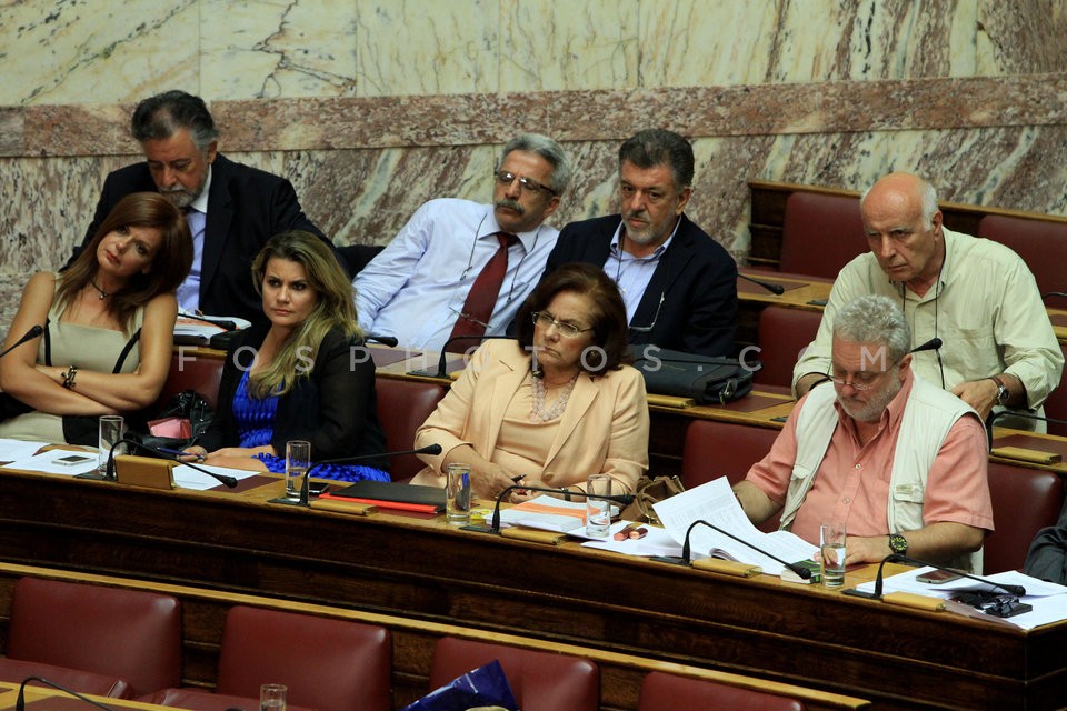 Debate at Parliament on the list Lagarde / Ολομέλεια της Βουλής για λίστα Λαγκάρντ