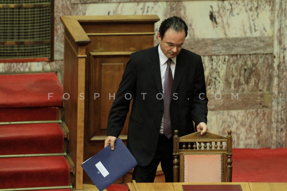 Debate at Parliament on the list Lagarde / Ολομέλεια της Βουλής για λίστα Λαγκάρντ