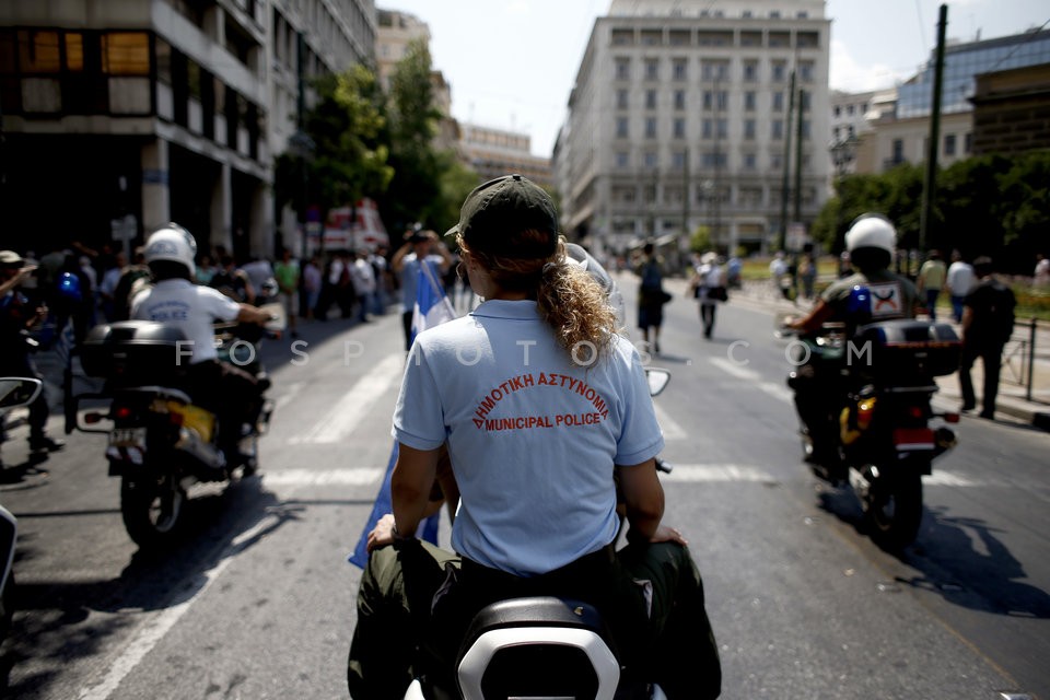 Protest Rally of Workers in Municipalities / Διαμαρτυρία ΠΟΕ-ΟΤΑ