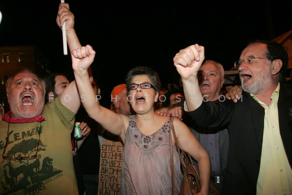 Protest at Syntagma Sq /