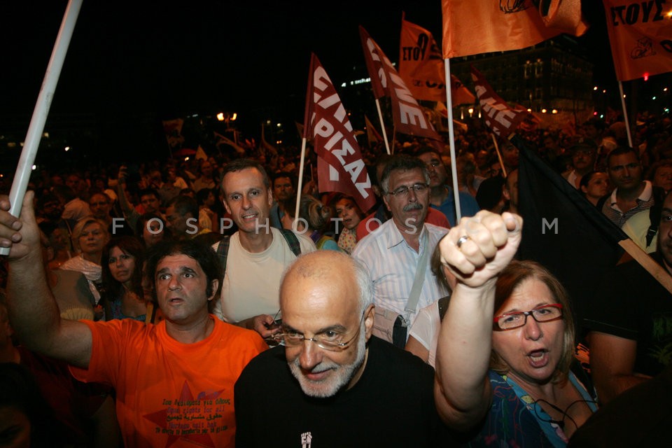 Protest at Syntagma Sq /