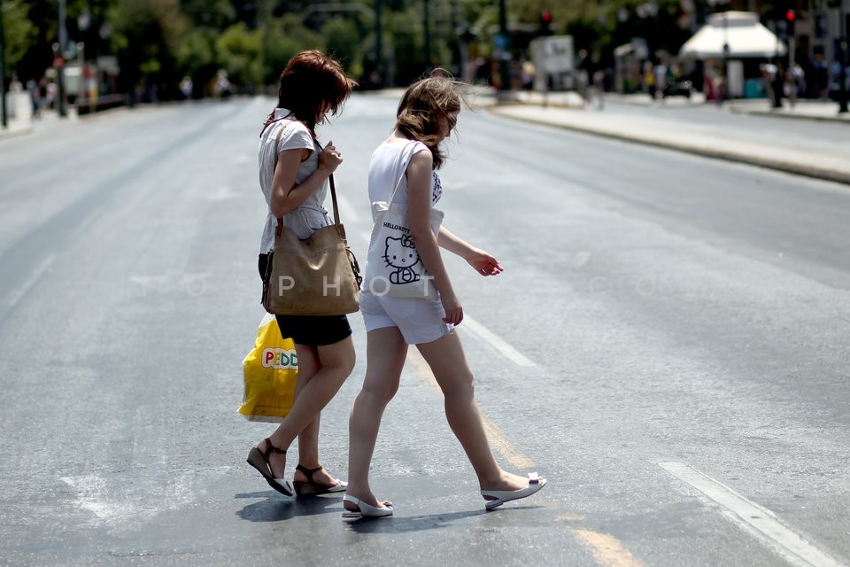 Athens security measures due to Wolfgang Schäuble's visit / Μέτρα Ασφαλείας για την επίσκεψη του Βόλφγκανγκ Σόιμπλε