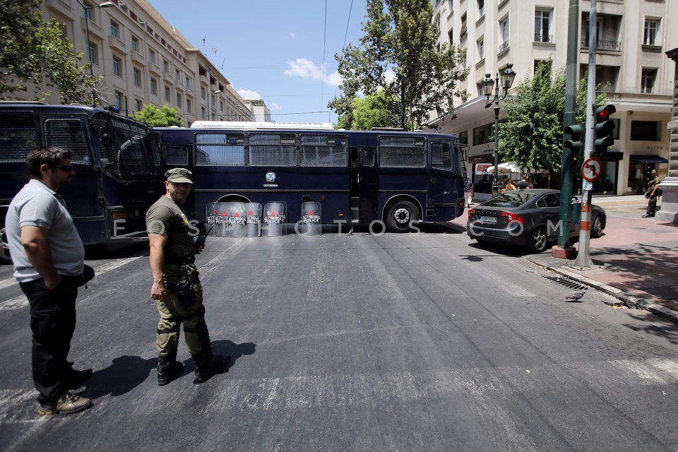 Athens security measures due to Wolfgang Schäuble's visit / Μέτρα Ασφαλείας για την επίσκεψη του Βόλφγκανγκ Σόιμπλε