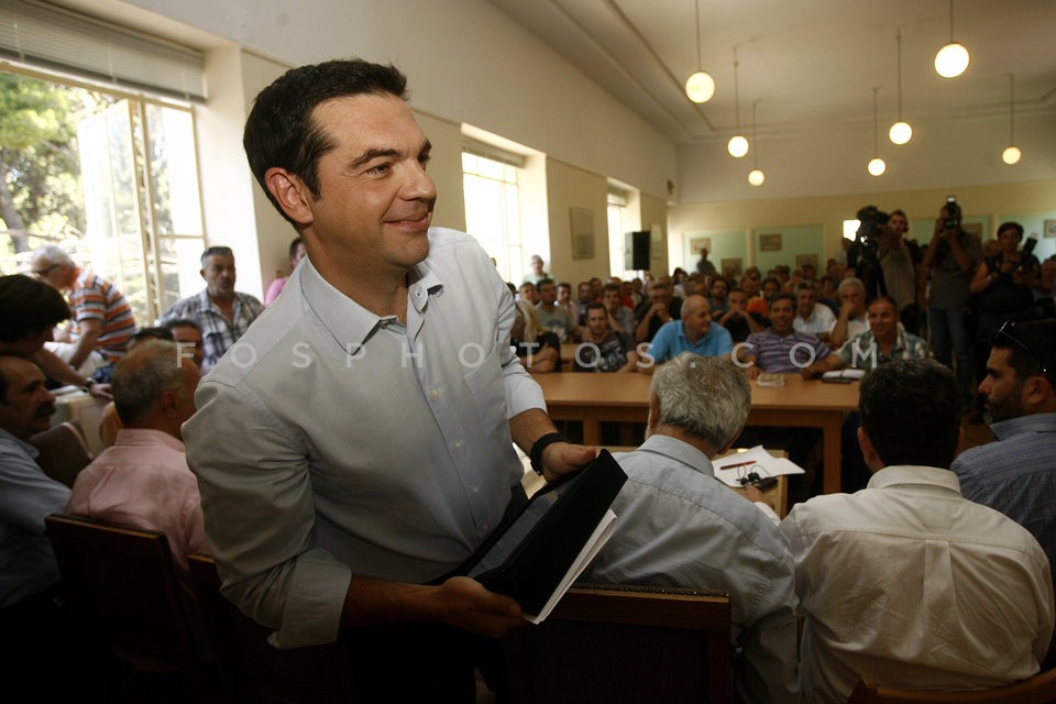 Alexis Tsipras at Greek Defence Systems (EAS) / Ο Αλέξης Τσίπρας στην ΕΑΣ