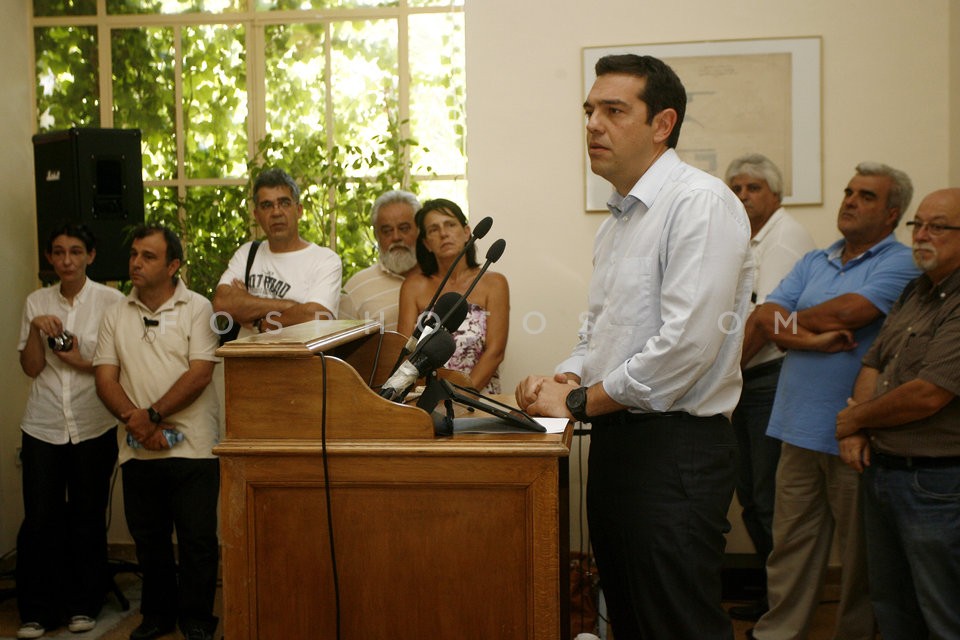 Alexis Tsipras at Greek Defence Systems (EAS) / Ο Αλέξης Τσίπρας στην ΕΑΣ