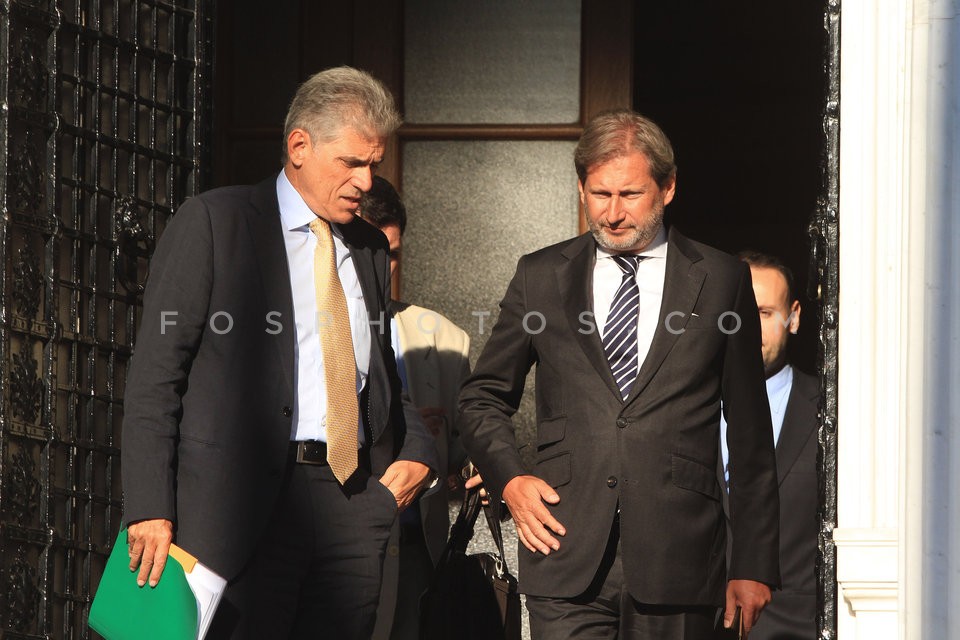 Commissioner Johannes Hahn in Athens  / Ο Ευρωπαίος επίτροπος Γιοχάνες Χάν στην Αθήνα