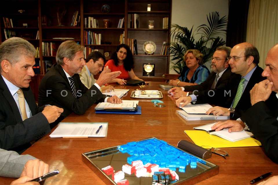 Commissioner Johannes Hahn in Athens  / Ο Ευρωπαίος επίτροπος Γιοχάνες Χάν στην Αθήνα