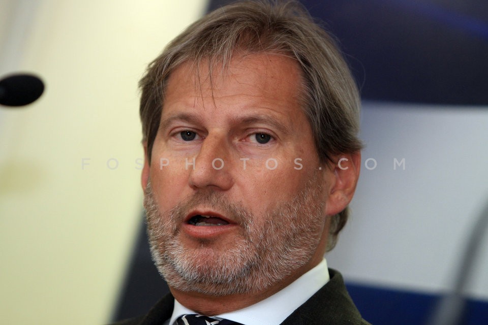 Commissioner Johannes Hahn in Athens  / Ο Ευρωπαίος επίτροπος Γιοχάνες Χάν στην Αθήνα