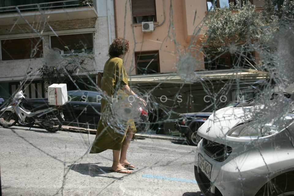 Bomb Explotion in Kolonaki / Έκρηξη βόμβας στο Κωλονάκι