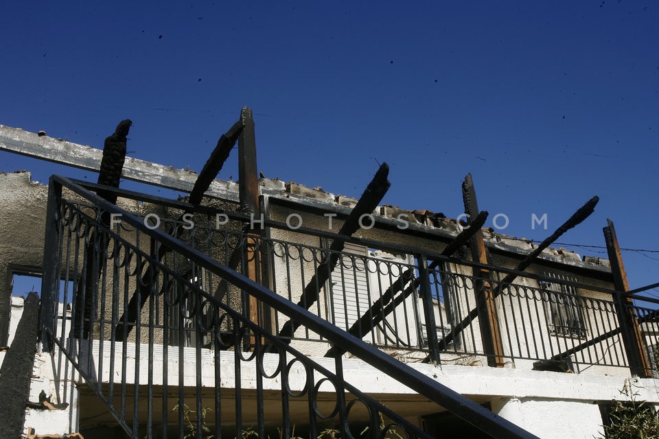 Wildfire at Marathon, Attica / Πυρκαϊά στον Μαραθώνα