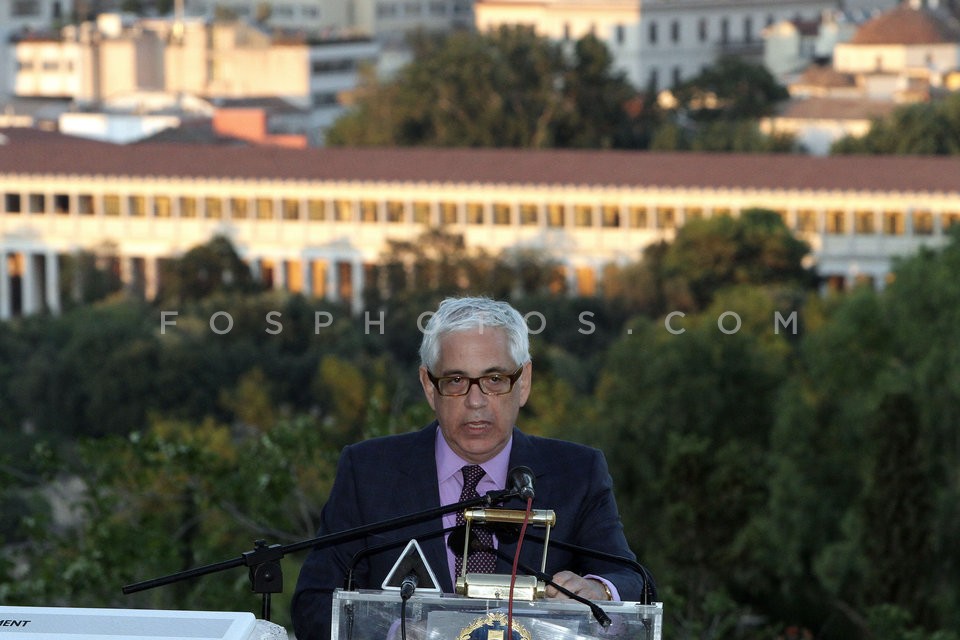 World Congress of Philosophy, session at Pnyx /  Παγκόσμιο συνέδριο φιλοσοφίας  συνεδρία στην Πνύκα