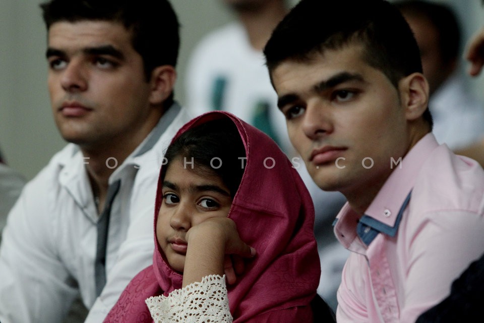 Muslim Prayer at the Peace and Friendship Stadium  (SEF) /  Προσευχή   Μουσουλμάνων στο Στάδιο Ειρήνης και Φιλίας