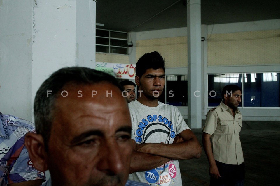 Muslim Prayer at the Peace and Friendship Stadium  (SEF) /  Προσευχή   Μουσουλμάνων στο Στάδιο Ειρήνης και Φιλίας