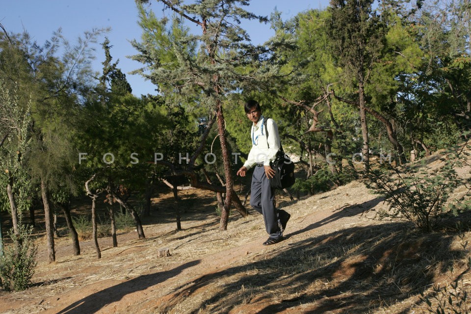 Philosophers at Sacred Resting Place of Pan / Φιλόσοφοι στο Ιερό Τόπο Ανάπαυσης του Πανός