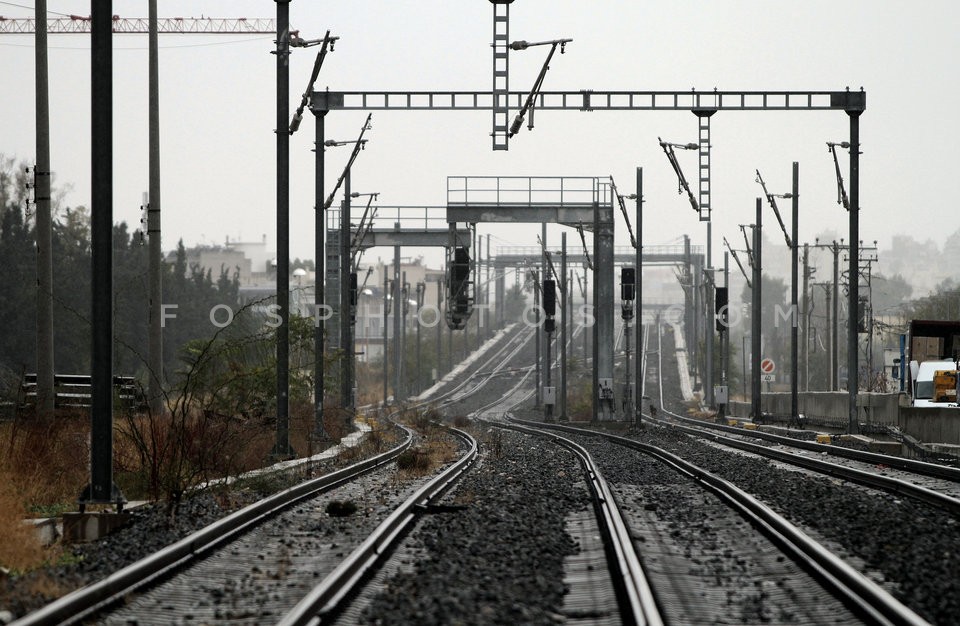 Railway employees in strike  /  Απεργία εργαζομένων στον ΟΣΕ