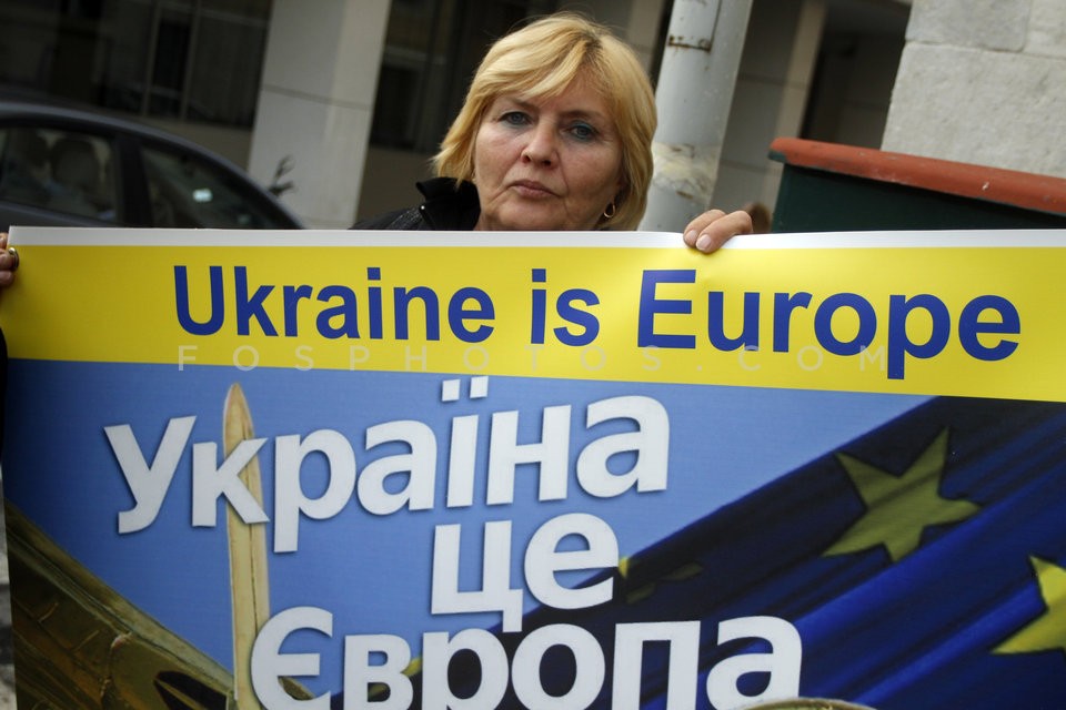 Protest outside the offices of the European Parliament  / Διαμαρτυρία στα γραφεία του Ευρωπαικού Κοινοβουλίου