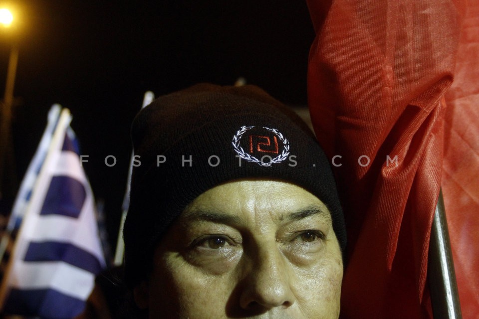 Golden Dawn protest rally at central Athens / Συγκέντρωση της Χρυσής Αυγής στο Σύνταγμα