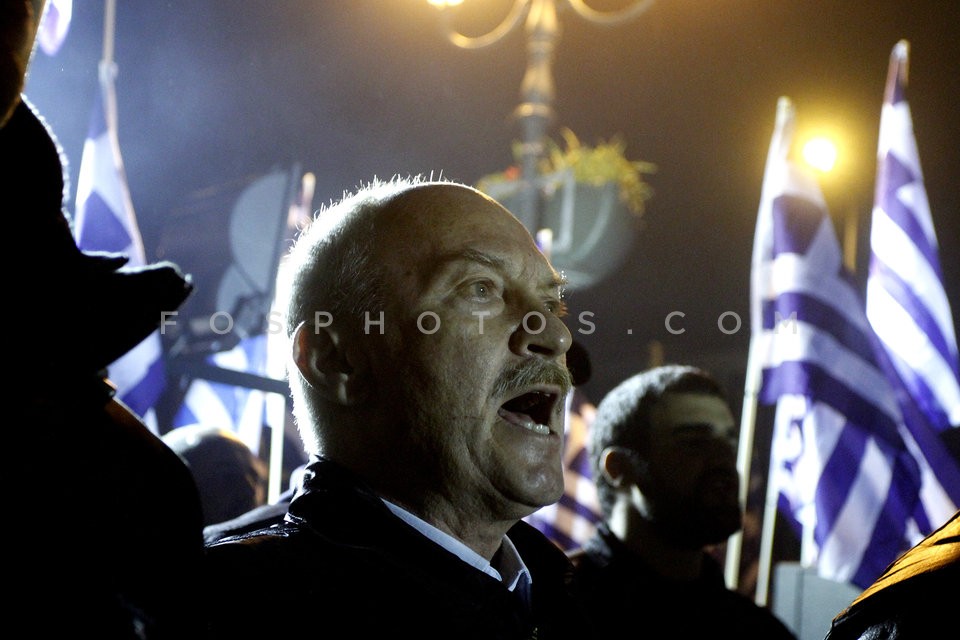 Golden Dawn protest rally at central Athens / Συγκέντρωση της Χρυσής Αυγής στο Σύνταγμα