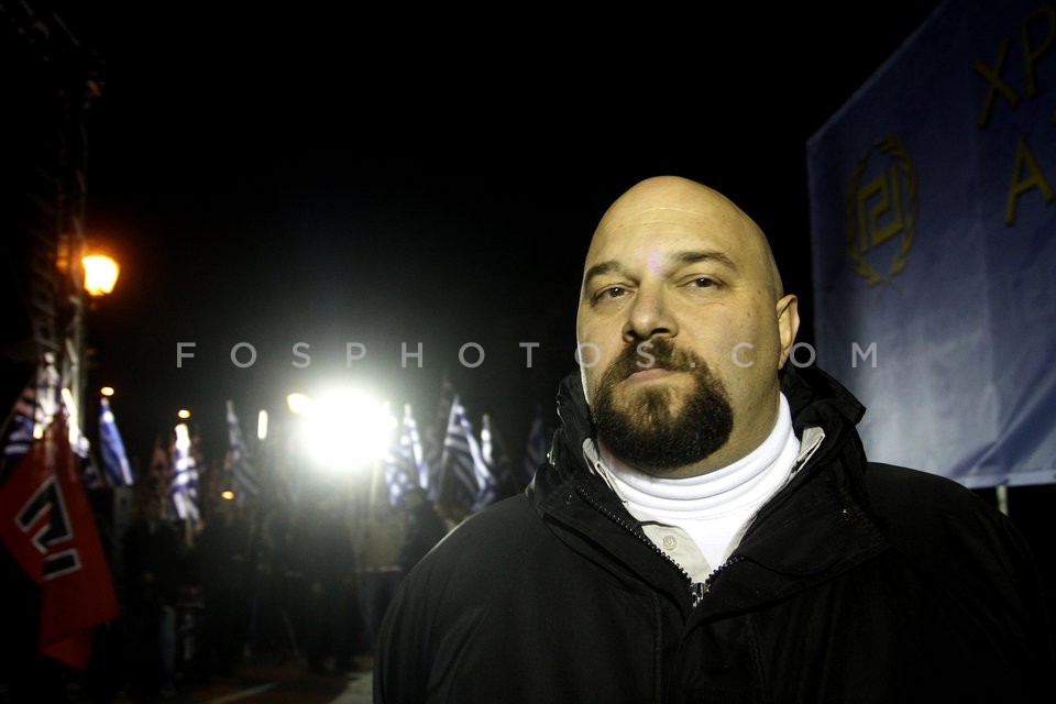 Golden Dawn protest rally at central Athens / Συγκέντρωση της Χρυσής Αυγής στο Σύνταγμα