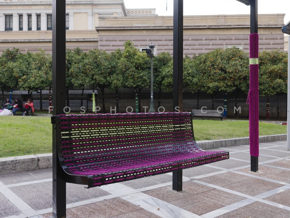 Yarn Bombing / Βομβαρδισμός από Νήμα