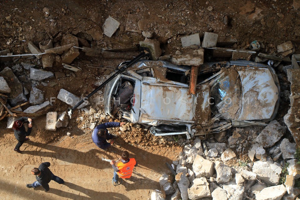 Damages due to heavy rain / Ζημιές λόγω της ισχυρής βροχόπτωσης