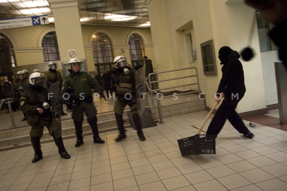 Clashes at Antifascist Protest /  Επεισόδια στην Αντιφασιστική Διαμαρτυρία