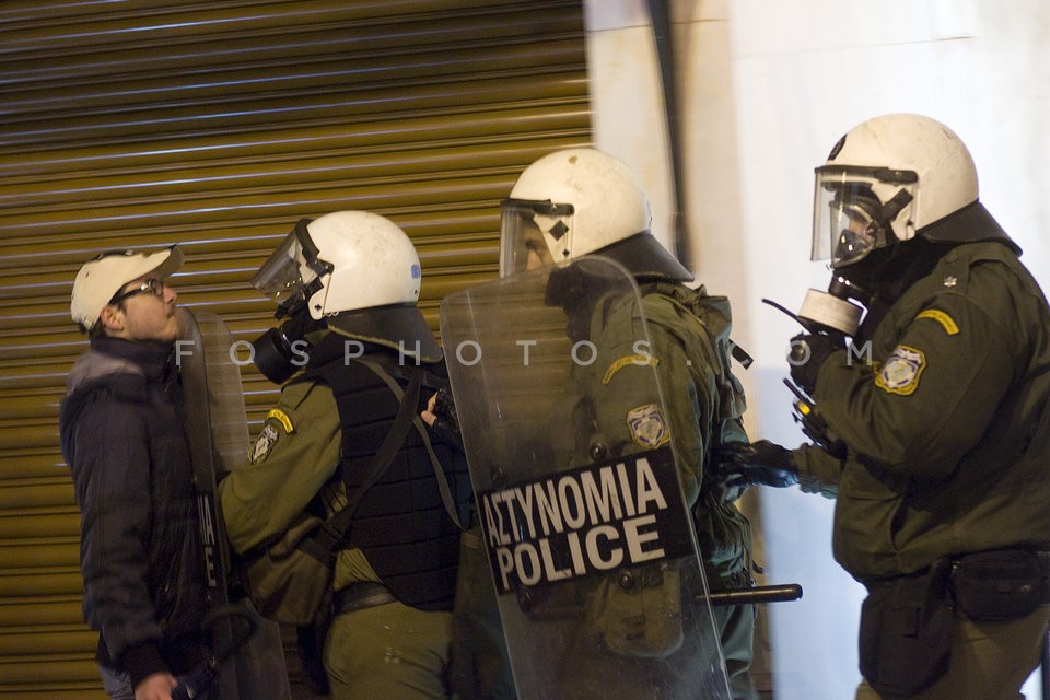 Clashes at Antifascist Protest /  Επεισόδια στην Αντιφασιστική Διαμαρτυρία