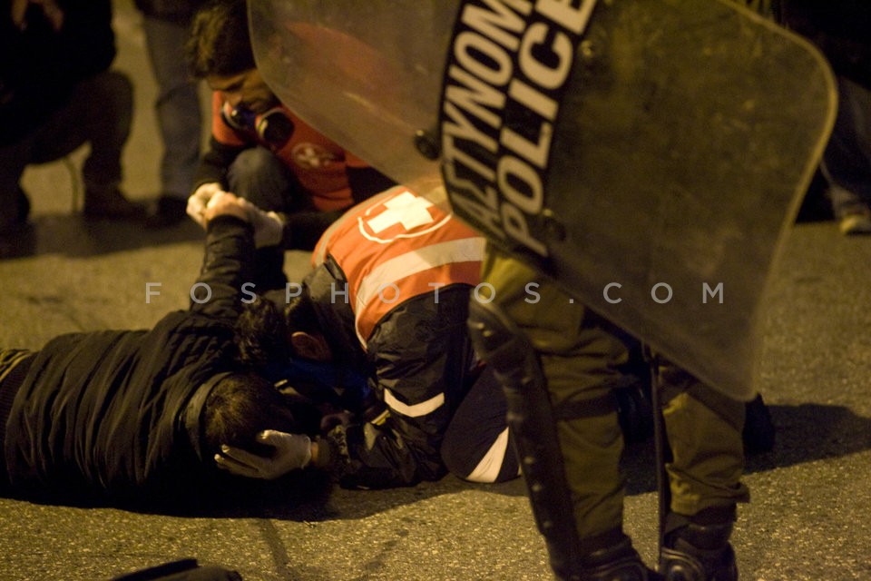 Clashes at Antifascist Protest /  Επεισόδια στην Αντιφασιστική Διαμαρτυρία