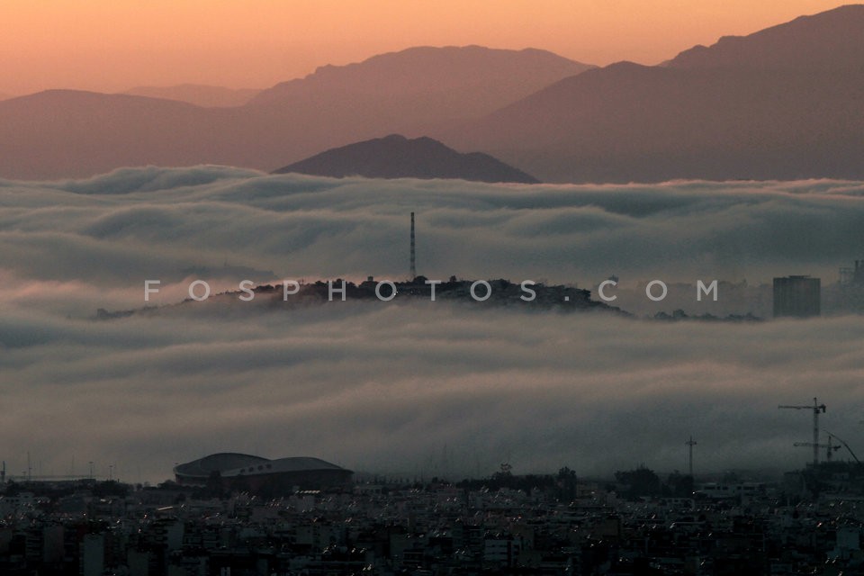 Heavy fog Athens / Πυκνή ομίχλη στα νότια προάστια