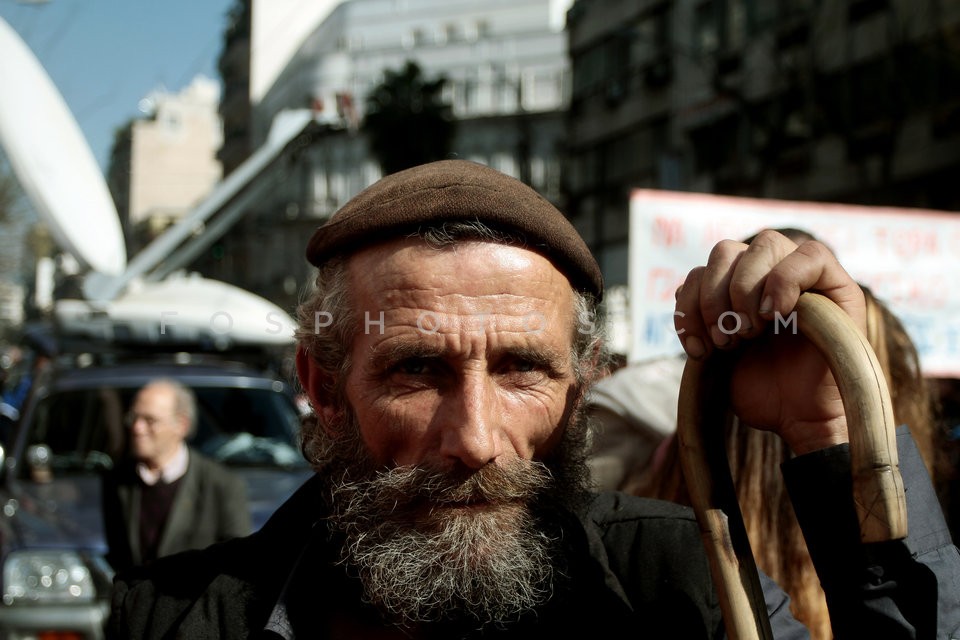 Farmers rally in central Athens  / Συγκέντρωση αγροτών στην πλατεία Βάθη