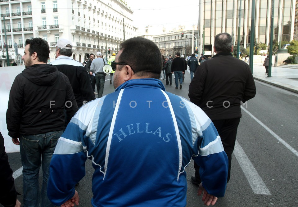 Protest rally of dockers / Συγκέντρωση και πορεία λιμενεργατών