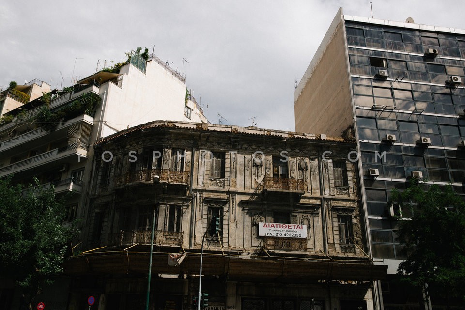 3rd of September str in Athens, Greece, September 2014 / Οδός 3ης Σεπτεμβρίου, Αθήνα, Σεπτέμβριος 2014