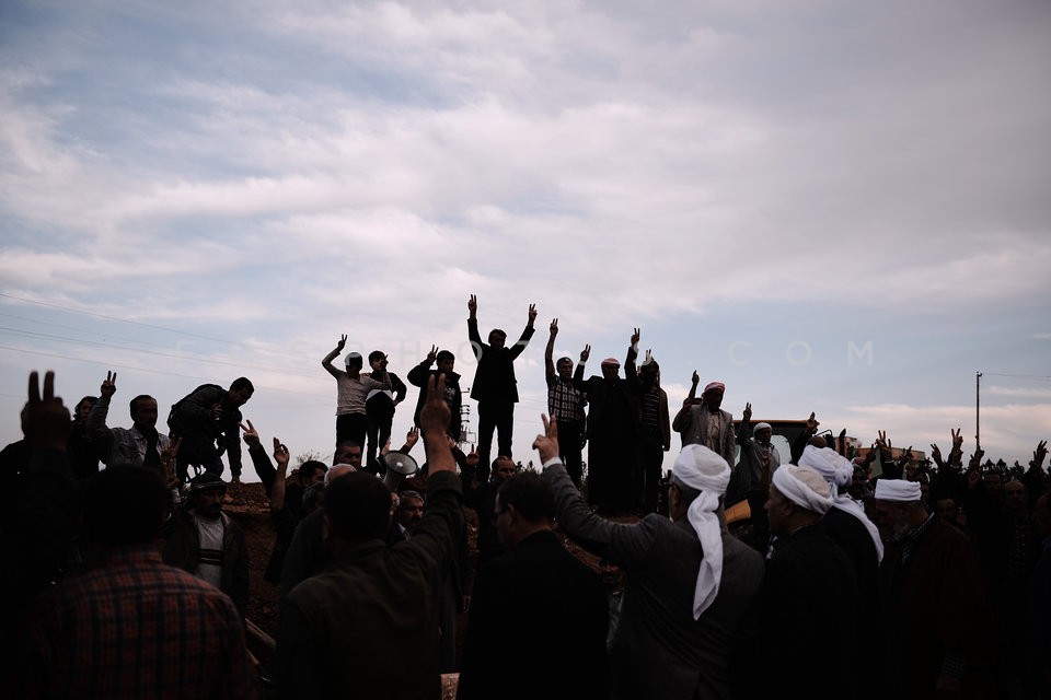 Funeral of Kurdish guerrillas in Suruc / Κηδεία Κούρδων ανταρτών στο Σουρούκ