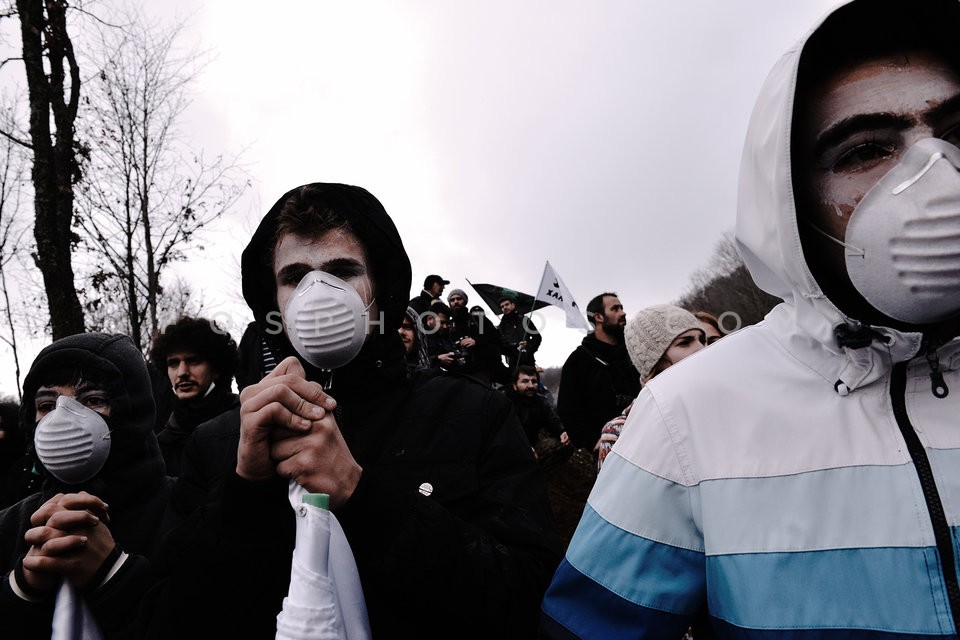 Clashes during a demonstration against Gold mining operation in Chalkidiki / Διαδήλωση κατά της λειτουργίας των μεταλλείων χρυσού στις Σκουριές